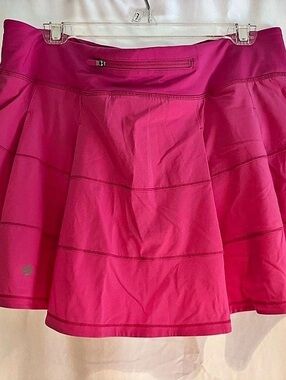 lululemon Pace Rival Mid-Rise Skirt Athletic Skirt Hot Pink Size 12